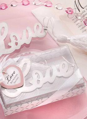 Creative Love Alloy Silver Bookmark Exquisite Gift Love Note