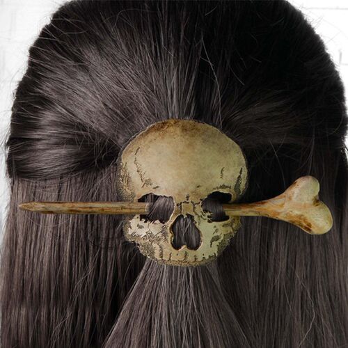 2021 New 1pcs New Design Harajuku Skull Skeleton Head Hair C