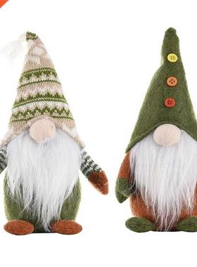 2 Pcs Christmas Gnome Swedish, Xmas Decorations Santa Orname