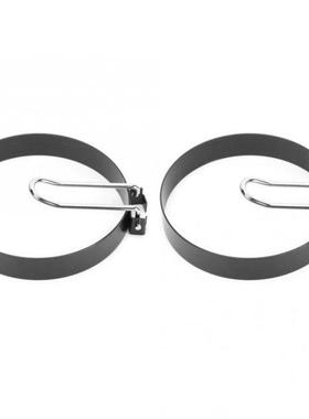 2pcs Stainless Steel Round Non-Stick Egg Shaper Frying Pan R