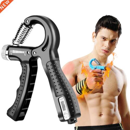 R-Shape Adjuable Hand Grip Sports rength Countable Exerc