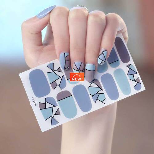 1pc YMX010 Sticker Korea Styles Waterproof Kids Nail Wraps