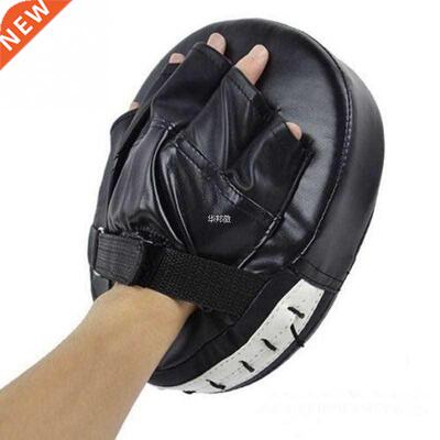 Black Boxing Gloves Pads Taekwondo Sanda Martial Arts Boxing