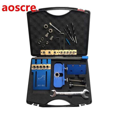 Aluminum Alloy Dowelling Jig Set High Precision Punch Locato