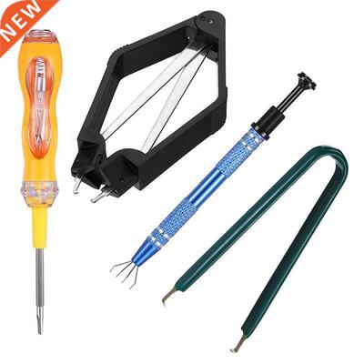 4 Pcs IC Chip Remover Tool IC PLCC Chip Extraction Tool Extr