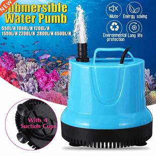 7/15/20/55W Submersible Water Pumps Fish Tank Aquarium Pond