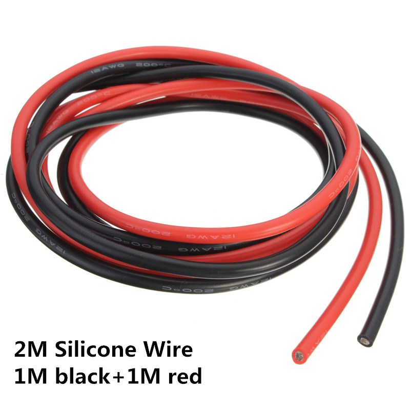 2M Two Wires Silicone Wire SR Wire Flexible Stranded Copper