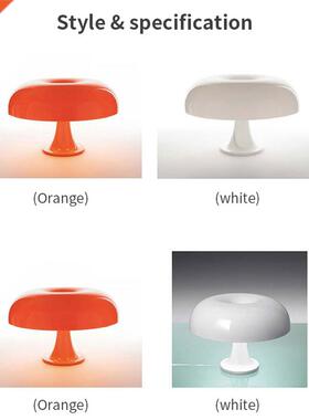 Italy Designer Led Mushroom Table Lamp for Hotel Bedroom Bed