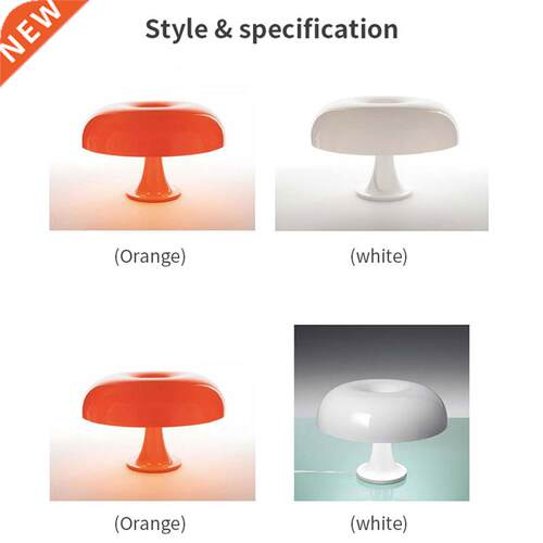 Italy Designer Led Mushroom Table Lamp for Hotel Bedroom Bed