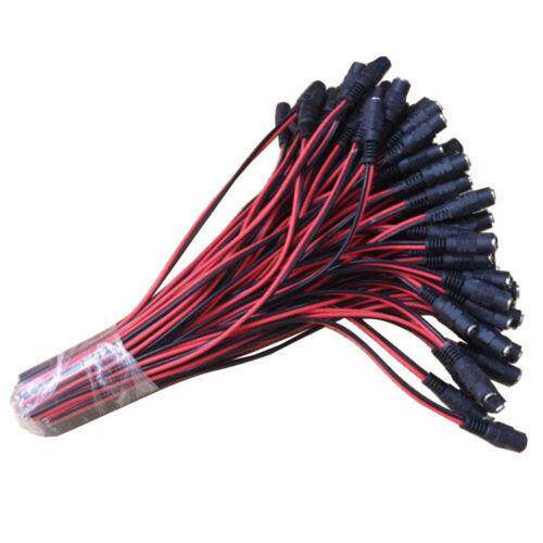 10pcs 5.5x2.1mm Male+Female DC Power Socket Jack Plug Connec