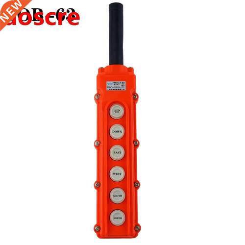 COB-63 6 Ways Rainproof Hoist Push Button Switch for Hoist C
