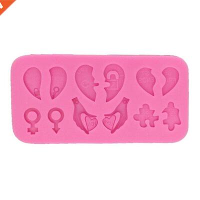 DIY Crafts Jewelry Casting Tool Love Heart Shape Keychain Ep