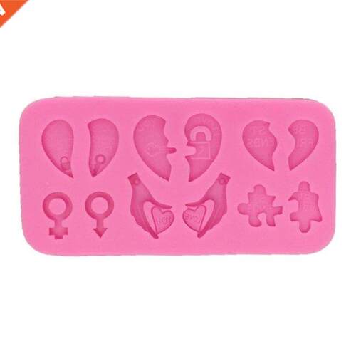 DIY Crafts Jewelry Casting Tool Love Heart Shape Keychain Ep
