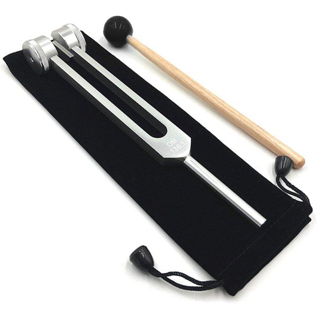 OM136.1Hz Aluminum Alloy Musical Tuning Fork Instrument Kit