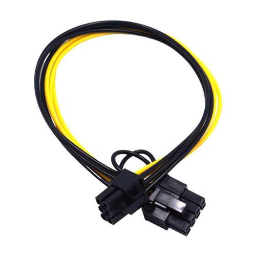 2cm 6 Pin to 8 Pin Adapter Power Cables 6 Pin to (6+2)Pin M