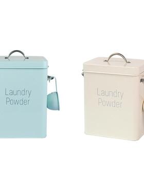 Beautiful Powder Laundry Powder Boxes Storage with Scoop