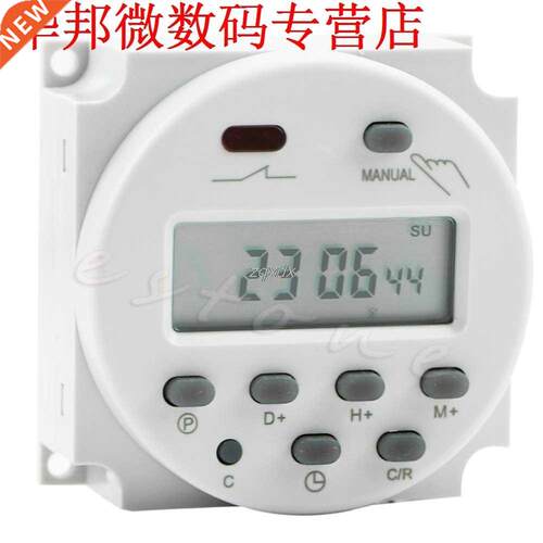 AC 12V 16A LCD Display Power Programmable Timer Time Relay S
