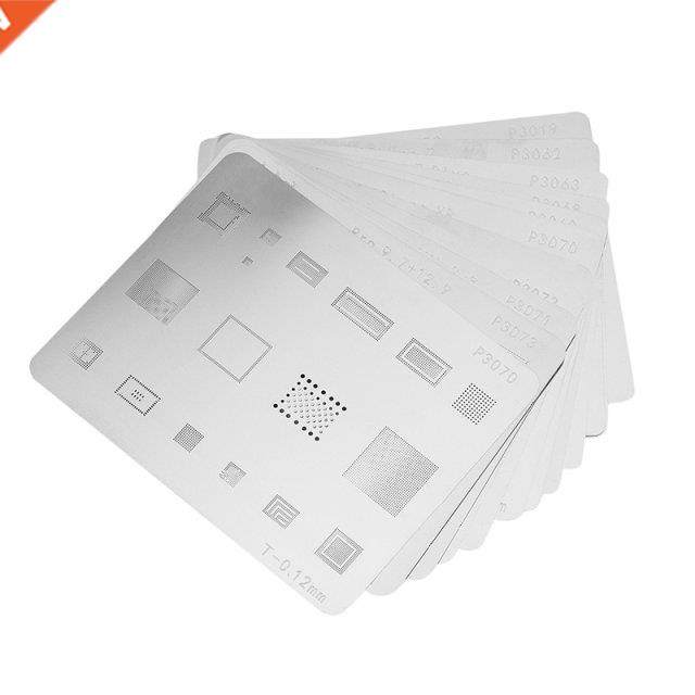 22PCS Mobile Phone IC Chip BGA Resolder Template Kit, Suitab