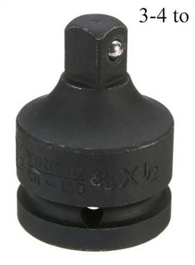 mpact Ratchet Adapter Heavy Drve Socket Adapter 3/4 Female