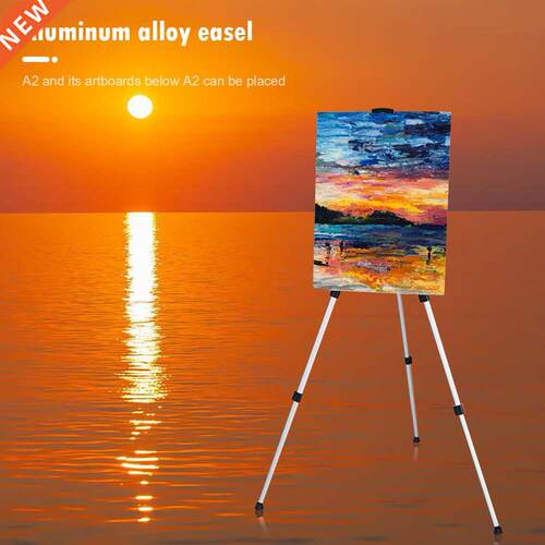 Folding Painting Easel Frame Aluminium Adjustable Portable T
