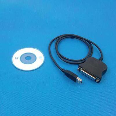 Black USB Parallel (D-SUB25 pin) conversion printer cable