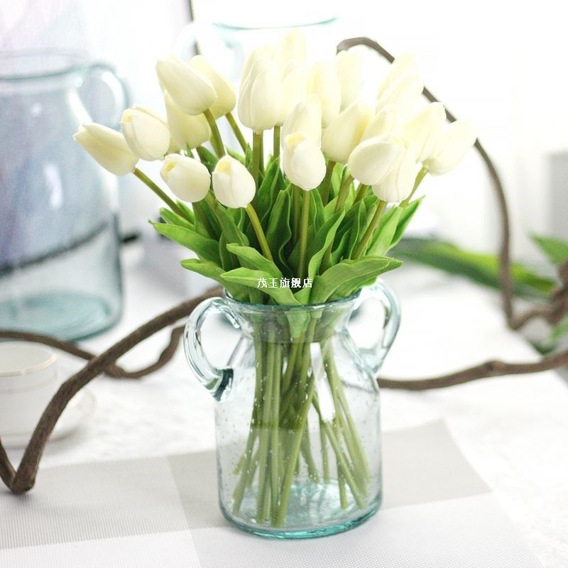 1PCS Tulip Artificial Flower Real Touch Artificial Bouquet F