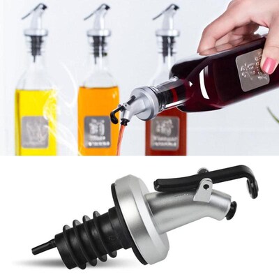 4Pcs Oil Spout Vinegar Stopper Olive Oil Bottles Plug Pour M