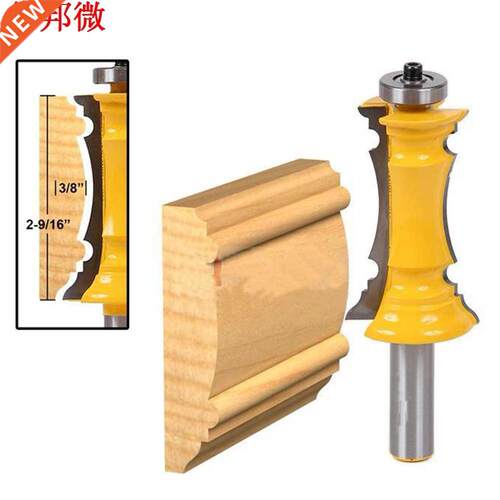 2pcs 1/2 Inch Shank Bottom Wood Cleaning Bit Straight Router