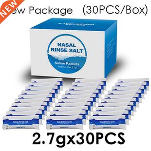Nasal Wash Salt Rinse Mix Allergic Rhinitis Relief Nose Cav