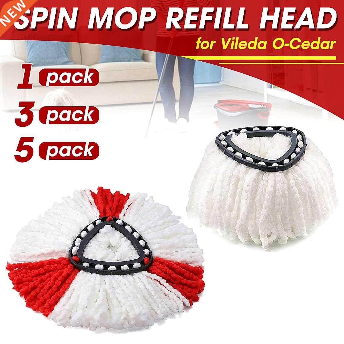 1/3/5pcs Microfiber Spin Mop Clean Refill Replacement Head f