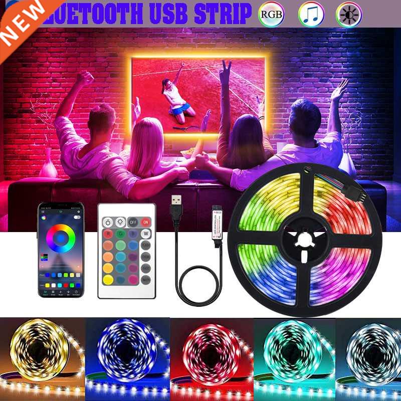 5V Usb Led Strip Rgb Tape 5050 1M 2M 3M 4M Luces Led Televis