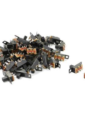 50 Pcs 3 Solder Lug Pin ON/OFF/ON 2 Position Mount Slide Swi