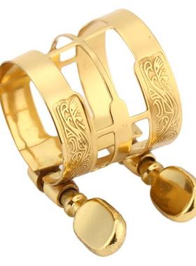 Double Screws Adjust Nickel Plated Alto Saxophone Mouthpiece