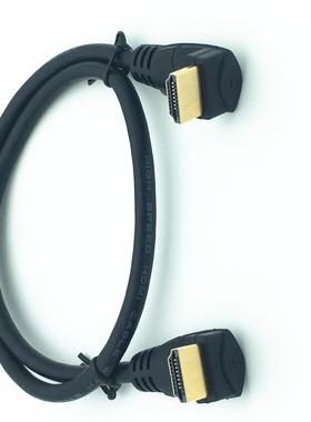 HDMI 2.0V 4K*2K 60HZ ,HDMI Male Up Angled to HDMI MaleUp Ang