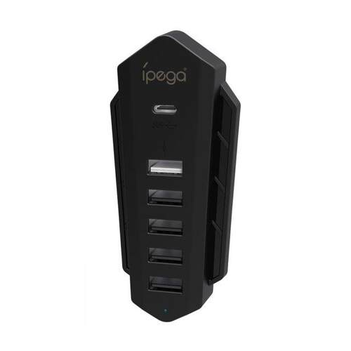 6-in-1 USB 2.0 Type-C USB hub for PS5 Game Console Port Spli