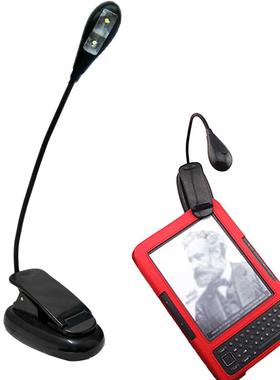 LED Table Reading Lamp Flexional Stand Clip 2 LEDs Lamp Lumi