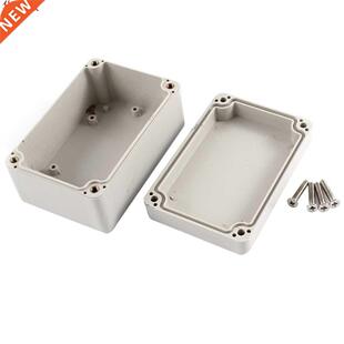 100x68x50mm Plastic Electronic Project Box Gray  Enclosur
