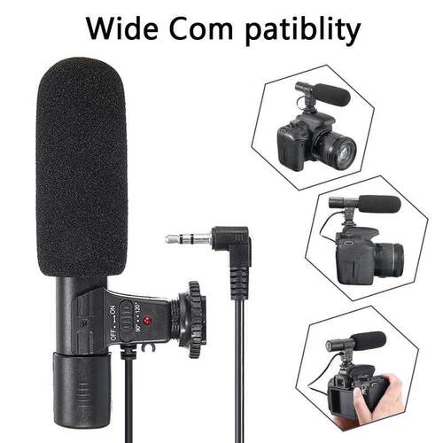 Professional .5mm External Audio Stereo Cable Microphone B