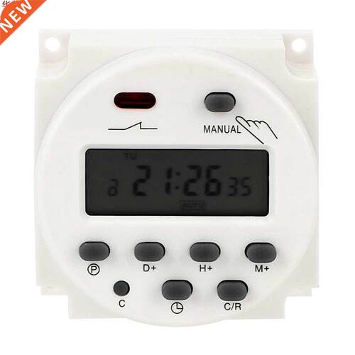 Time Control Switch Auto On/Off Relay Daily Weekly Programma