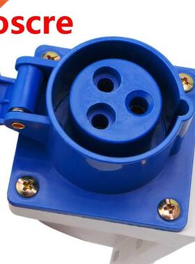 16 Amp  Pin Industrial Socket 220-250V Weatherproof IP44 2P