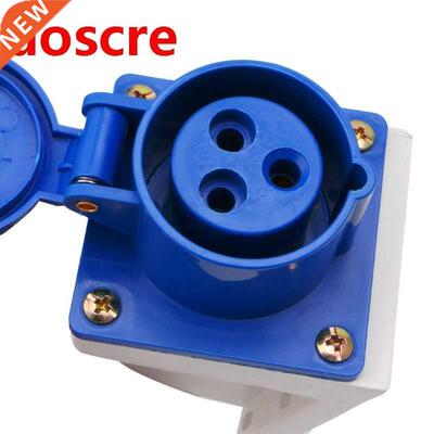 16 Amp  Pin Industrial Socket 220-250V Weatherproof IP44 2P