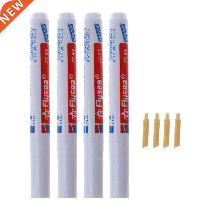 4Pcs Tile Grout Pen White Grout Renew Repair Marker with Rep