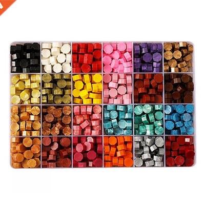 Retro Fire Painting Sealing Wax Pills Grain Wax Seal Beads f