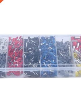 1200Pcs Wire Connector Electrical Terminals ,Pre-Insulated S