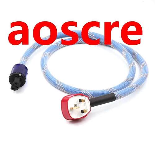 FP-TS762 alpha-OFC UK version Power Cable Power Cord with U