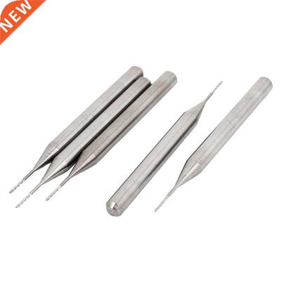 5 PCS Carbide CNC PCB End Mill .175 Shank 0.5mm Cutting Dia