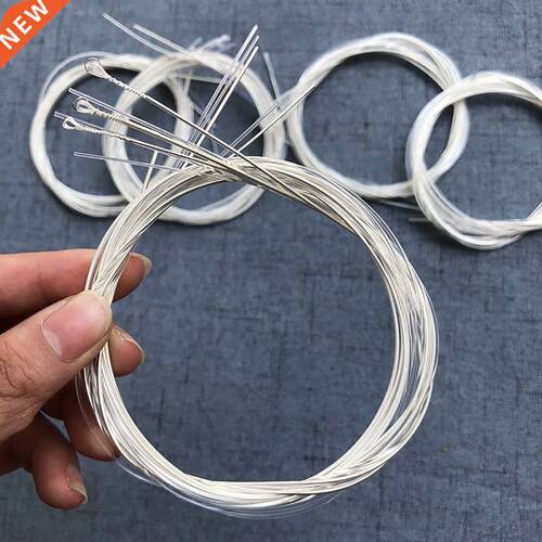Classical Guitar Strings 6pcs/set Clear Nylon Strings Silver