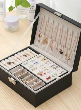 2020 New Double-Layer Velvet Jewelry Box European Jewelry St