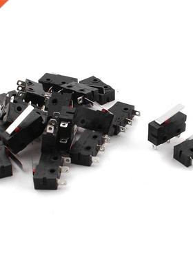 20Pcs AC 125V 250V 5A SPDT 3-Pin Momentary Micro Limit Switc