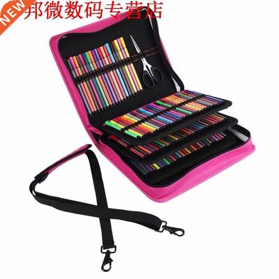 180 Slots Detachable Pen Storage Bag Case Sketching Pencil P